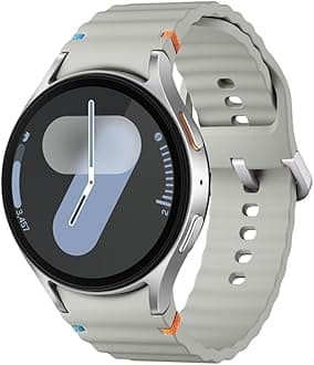 SAMSUNG Galaxy AI Watch 7 Latin America Version SM-L310N (44mm) Bluetooth Wellness Tips, Heart Rate Tracking, Sleep Monitor, Fitness Tracker (Silver + 15W Wall Dual USB Port, 44 mm)