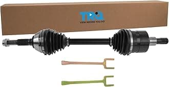 TRQ Front CV Axle Shaft Assembly with Removal Popper Tool for GM SUV Truck New