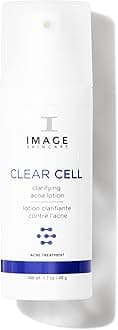 IMAGE Skincare, CLEAR CELL Clarifying Acne Lotion Treatment, with Benzoyl Peroxide, Treats and Prevents Acne Blemishes, 1.7 oz