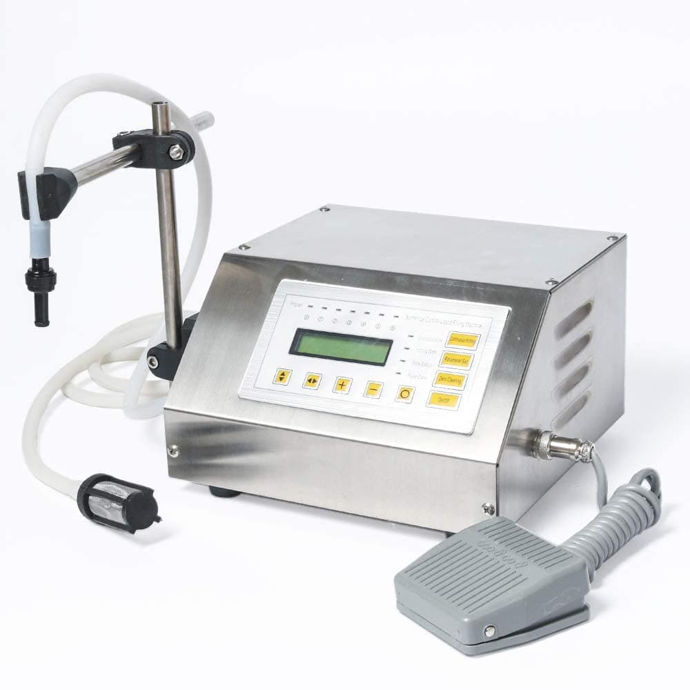 Liquid Filling Machine Automatic Bottle Filler Digital Control Pump Numerical Drinks Water Milk 5ml to 3500ml GFK160 (Machine)