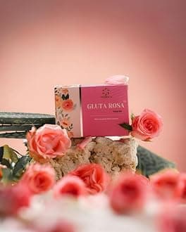 P.rismo.s-Beauty Gluta Rosa Soap 125g | Glutathione, Rose Petals & Fruit Extracts | Brightening, Anti-Tan, Moisturizing Face and Body Soap