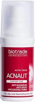 Acnaut Active Cream For Oily and Blemish Prone Skin, Clears Breakouts, Prevents from Comedones, Regulates Oiliness