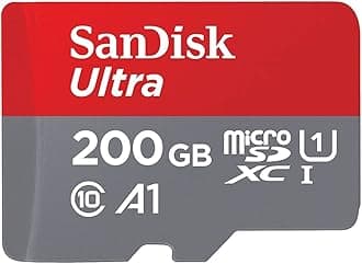 [Older Version] SanDisk 200GB Ultra microSDXC UHS-I Memory Card with Adapter - 120MB/s, C10, U1, Full HD, A1, Micro SD Card - SDSQUA4-200G-GN6MA