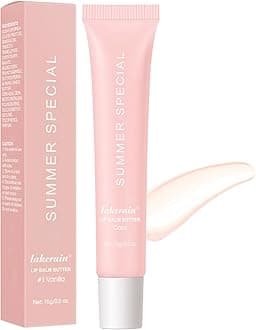 Summer Lip Butter Balm, Moisture and Hydration Lip Gloss, Long-lasting Hydrating Non-Sticky Lip Balm, Soften Dry Lips Lip Care (#Cake, 1Pcs)