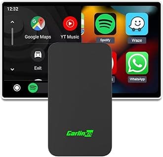 Carlinkit 5.0, Ultimate Wireless CarPlay & Android Auto Adapter - Ultra Speed, Low Power Design, Dual Band WiFi, Only Fit For The Car With Wired CarPlay/AA