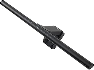 BenQ ScreenBar Pro LED Monitor Light (Black)/Ultrawide Illumination/Motion Sensor/Adjustable Brightness and Color Temperature/Eye-Care Light Bar/No Screen Glare/Space Saving/Curved Monitors/USB-C