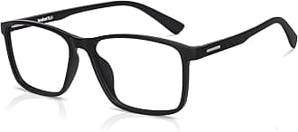 | Zero Power Blue Cut Computer Glasses | Anti Glare, Lightweight & Blocks Harmful Rays | UV Protection Specs | Men & Women | Medium | LB E13738