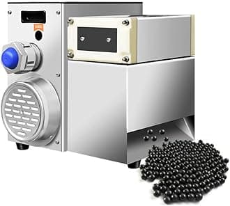 Commercial Popping Bo-ba Machine, Bo-ba Maker Machine, Popping Bo-ba Pearl Maker, Semi-Automatic Tapioca Pearl Making Machine, for Restaurants, Milk Tea Stores, Pharmaceutical Plant,8mm