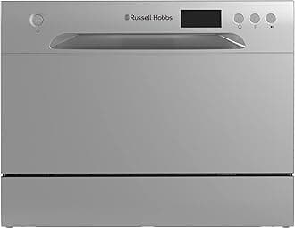 Russell Hobbs RHTTDW6S Freestanding Compact Dishwasher, Eco mode, 6 place set...