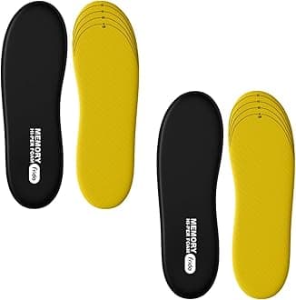 Frido Max Comfort Memory Hi-Per Foam Trimmable Insole compatible for Formal Shoes | Loafers | Running | and Casual Shoes | Large (9-13 UK) | Pack of 2