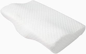 Kally Orthopedic Butterfly-Shaped Memory Foam Neck Pain Pillow for Head & Cervical Support - White