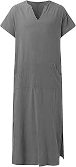 Kaftan Men's Kaftan Robes Middle East Kaftan Islamic Dubai Thobe Muslim Dresses Maxi Dress Ramadan Long Sleeves Retro Tunics Abaya Casual Robe Prayer Clothing for Men