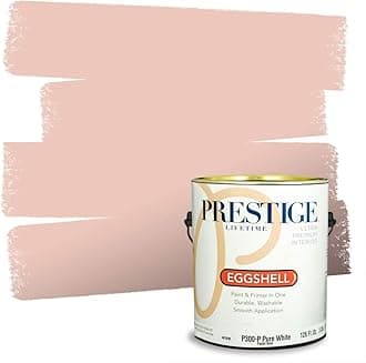 PRESTIGE Paints Interior Paint and Primer In One, 1-Gallon, Eggshell, Comparable Match of Benjamin Moore* Sweet Romance*