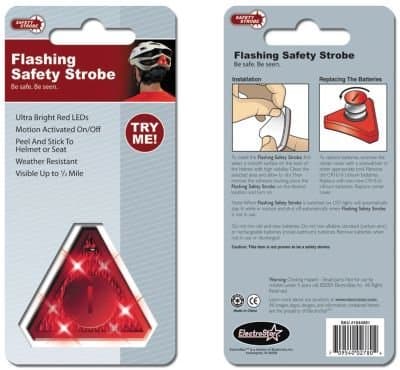 Bztr Flashing Hlmt Safety Strobe Rd