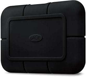 LaCie Rugged SSD Pro 2TB, Externe SSD, voor Mac & PC, USB-C, Thunderbolt 3, Val-, schok- en waterbestendig, Data Rescue Service (STHZ2000800)