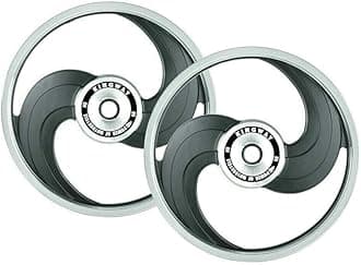 AEspares Black Alloy Wheel Rim 2 Spoke Set Fits For Royal Enfield Classic