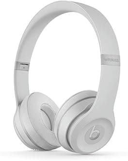 beats Solo3 Wireless On-Ear Headphones Matte Silver - beats by Dr Dre (Renewed)
