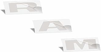RAM Tailgate Emblem Overlay Decal Stickers 2025-2026 Ram 1500 (Color: Reflective Light Silver)