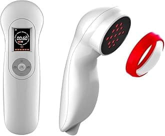 Cold Red Light Therapy Device LLLT 650nm & 808nm for Muscle Pain Relief, Face and Body Use for Humans and Pets