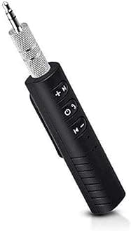 Car Bluetooth for Xiaomi Mi 11 Car Bluetooth Music Receiver Adapter with Built-in Mic and 3.5mm AUX Audio Stereo Wireless HiFi Dongle Transmitter Mp3 Speaker Car Kit (MAR1, Black)