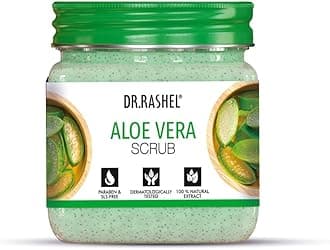 Aloe Vera Scrub For Face & Body (380 Ml) | All Skin |Cleanser Scrub For Deep Exfoliation | Dead Skin Remover Scrub | Tan Removal | Blackhead Remover Scrub