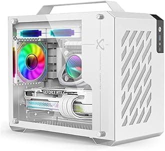 iDEALS PORTABLE MICRO BUDGET GAMING OR WORKSTATION DESKTOP PC WHITE : Corei7 PROCESSOR | GPU (OPTION)| 16GB RAM | 1TB NVME/SSD | Windows 10 | WIFI BT READY (CORE I7 + GTX 1080 8GB GRAPHICS)