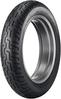 Dunlop D404 Front Motorcycle Tire 100/90-19 (57H) Black Wall - Fits: BMW F650 1997-1999