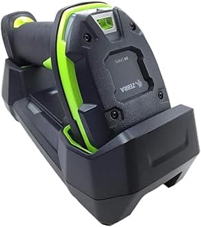 Zebra DS3678-ER (Extended Range) Ultra-Rugged Cordless 2D/1D Barcode Scanner/Linear Imager Kit, Bluetooth, FIPS, Vibration Motor, Includes Cradle, Power Supply and Heavy-Duty USB Cable (CBA-U42-S07)