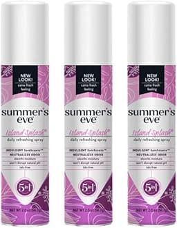 Summer's Eve Island Splash Freshening Feminine Spray S - Pack of 3, Multicolour