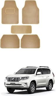 Beige Standard/Fabric Foot/Floor Car Mat for Land Cruiser Prado