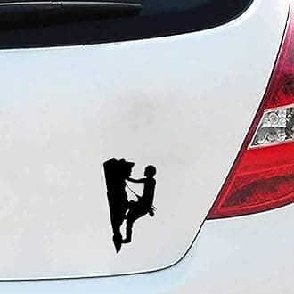 Climbing Rock Adventure Drift Fun Window Bumper Vinyl JDM Sticker 7.1CM x 12.7CM