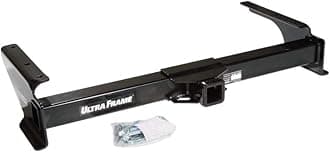 Draw-Tite 41906 Class 4 Ultra Frame Trailer Hitch, 2 Inch Receiver, Black, Compatible with Select Ford E-350 Econoline Super Duty, Ford E-350 Econoline, Ford E-250 Econoline, Ford E-150 Econoline