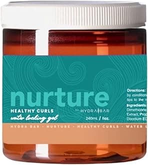 Nurture Healthy Curls Water-Locking Gel for Women, Curl Activator and Styling Product for Wavy and Curly Hair, Hydrating Curl Gel