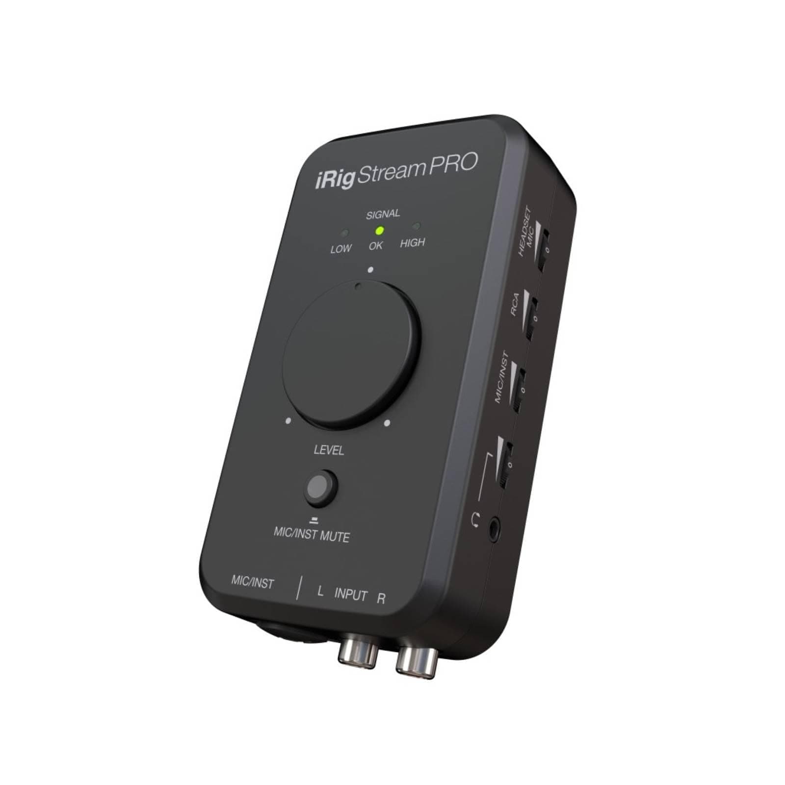 IK Multimedia iRig Stream Pro Streaming audio interface with in-line multi-input mixer, professional quality streaming, right in the palm of your hand.