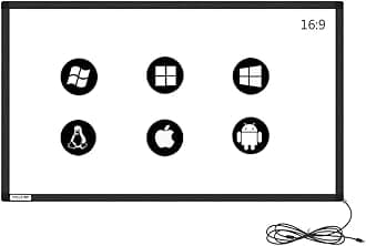 GreenTouch 49 inch Infrared Touch Overlay 10 Points IR Touch Frame, IR Touch Screen Panel with USB Plug and Play…