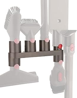 Attachments Holder for Dyson Vacuum Cleaner, Compatible with GEN5/G5/V15/V12/V11/V10/V8/V7, Plastic, Wall Mount, 3 x 9 x 3.6 inches