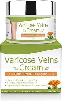 Varicose Veins Cream, Varicose Vein Treatment, Spider Vein Treatment Cream for Legs, Increase Blood Circulation, Tired and Heavy Legs Quick Relief