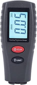 Paint Thickness Gauge | Digital Meter for Automotive Coating Thickness Gauge Tester | High Contrast Backlight LCD | Resolution 2mils | Auto Power Off | Auto Digital Calibration Data Hold Mini Size