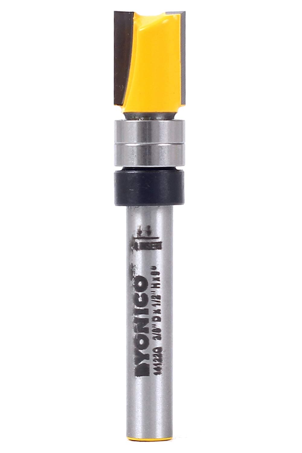 YONICO Router Bits Pattern Bit Flush Trim 3/8-Inch Diameter 1/4-Inch Shank 14122q