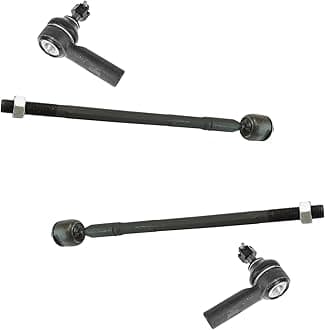 TRQ Front Tie Rod Set Compatible with 1999-2003 Lexus RX300