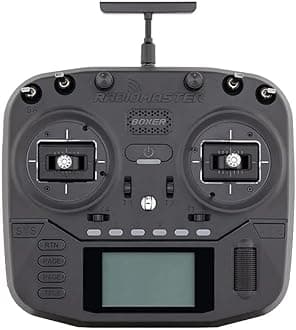 RotorLogic RadioMaster Boxer 2.4GHz 16CH Hall Gimbals Radio Controller with Carrying Case, Mode 2 (4-in-1 Multi-Protocol)