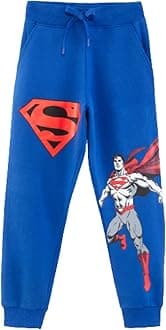 Nap Chief Official DC Jogger Pant | 100% Cotton Regular Fit Track Pants for Boy's Lower Printed Trousers for Kids with Official DC (WB5018Y-P)