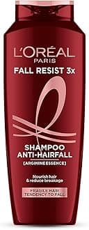 Anti-Hair Fall Shampoo, Reinforcing & Nourishing for Hair Growth, For Thinning & Hair Loss, With Arginine Essence and Salicylic Acid, Fall Resist 3X, 340ml