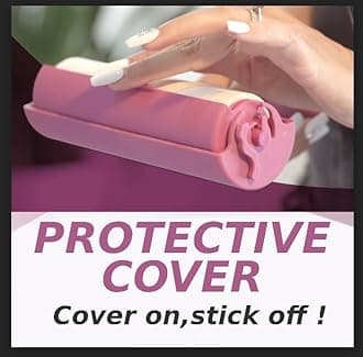 Extra Large Lint Roller 6.3" (16cm) with Refill | Protective Cover | Giant Lint Roller for Pet Hair Furniture Bed Couch Total 120 Sheets