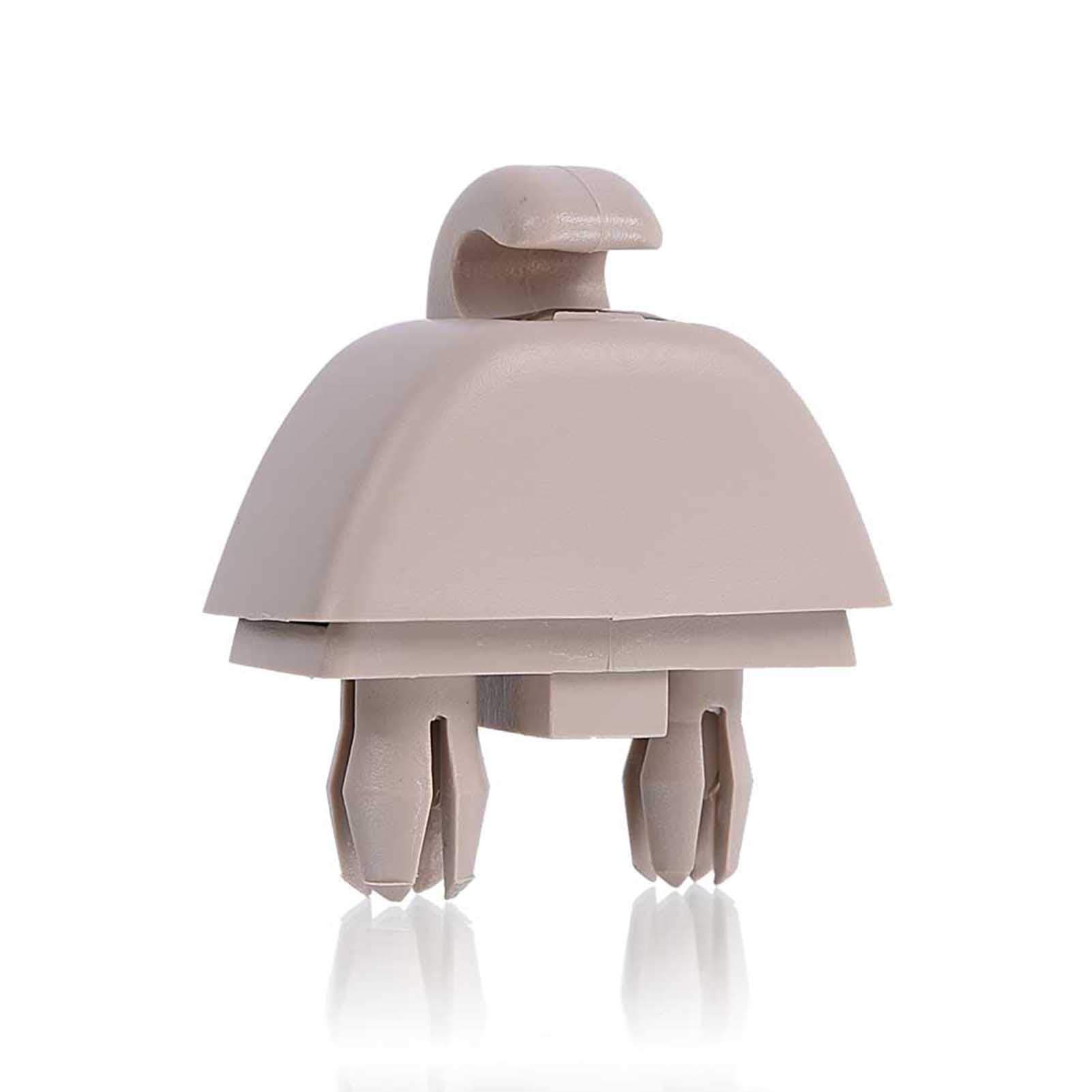 runmade Beige Interior Sun Visor Hook Clip Bracket Compatible with Audi A6 C6, Compatible with VW Passat B7 Polo