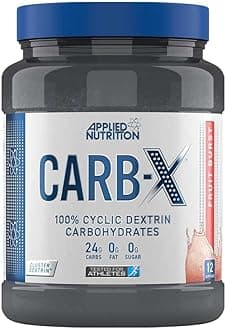 Applied Nutrition Carb X Highly Branched Cyclic Dextrin Carbohydrates, Intra & Post Workout Carbs Powder, Fuel Training & Recovery, Vegan, Gluten Free, Sugar Free (Fruit Burst - 300g)