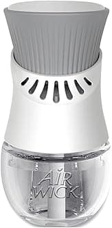 Air Wick - 78046 plug in Scented Oil Warmer, White, Essential Oils, Air Freshener,6.3" x 2.3" x 3.7" , 6.0 Count