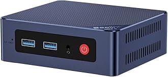 Beelink MINI S12 Mini PC, 12th Gen Intel Alder Lake N95 Processor (up to 3.40GHz) Mini Computer, 8GB RAM 256GB SSD Business Mini Desktop PC, Dual HDMI/WiFi 5/BT 4.2/RJ45/WOL/Auto Power On