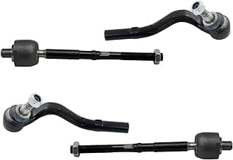 TRQ Front Tie Rod Set Compatible with 2014-2016 Mercedes-Benz E250 2010-2016 E350 2013-2016 E400 2010-2011 E550