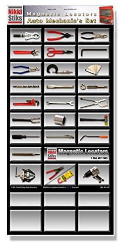 Auto Mechanic Graphic Magnetic Tool Box Label Set